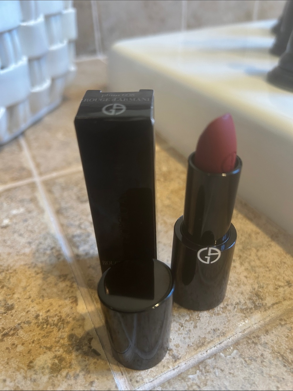 Giorgio Armani Satin Lipstick - shade 608 plum